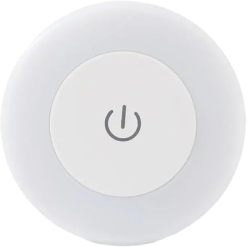 Image of FLYNGO Touch Control Wireless LED Night Light, USB Rechargeable Magnetic Stick-On Light with Adjustable Brightness for Closet, Wardrobe, Bedroom, Hallway & Stairs (Pack of 1)