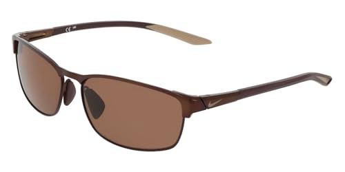 Lunettes de soleil Nike Modern Metal, une finition satin walnut haut de gamme