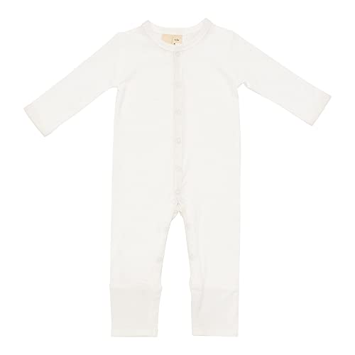 Image of KYTE BABY Unisex Soft Romper with Snap Closure, 97% Rayon made from Bamboo, 3% Spandex,
