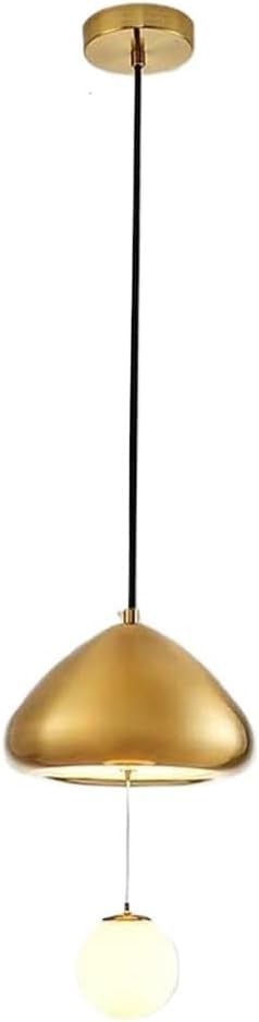 Lampe suspendue nordique en verre blanc pour chambre