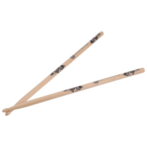 Baquetas KESYOO 5A de madera de arce, 2 piezas, para batería y tambores, ligeras y portátiles miniatura 1