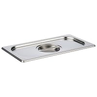 APS 81395 GN 1/3 Edelstahl Deckel, 32.5 x 17.6 cm