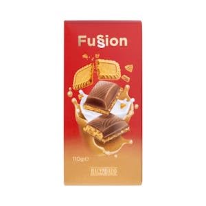 Chocolate con leche Fussion Hacendado relleno de galleta caramelizada Tableta 110 g Pack 2
