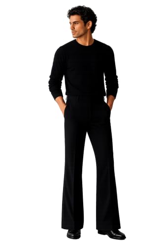 Image of Men Formal Pant Bellbottom | Premium Japanese Fabric, Bell Bottom Bootcut Fit, Smart Casual & Formal Wear