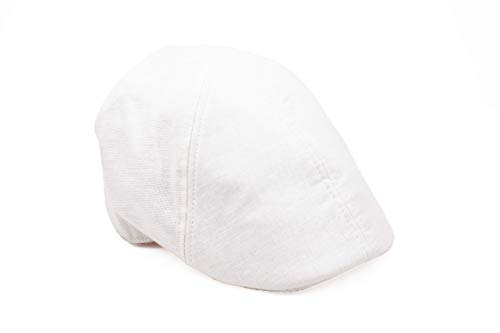 Datoni Linen Beret Ivy Duckbill Cap | Elegant And Sophisticated, Peaky Blinders Hat Flat Newsboy Cap | Men'S Hat For Golf cover