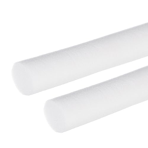 Image of PATIKIL 2 Inch x 7 Feet Backer Rod for Gaps and Joints, 2 Roll Foam Rope Caulk Crack Joint Filler Roll Seal Weather Strip for Home Construction Car, White