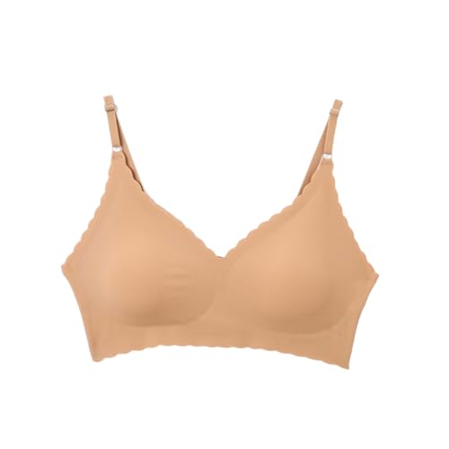 GOKKILRW Bras for Women Comfortable Wireless Push up Seamless Everyday Bra Supportive No Underwire Full Coverage Bralettes