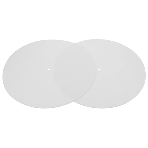 Levemolo Vinyl Record Pad Set 2pcs Felt Turntable Mats Record Player Slipmats Non-slip Protective Improve Sound Simple Design for of Turntables