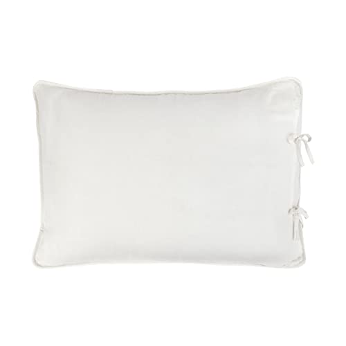 Laura Ashley Felicity Collection Quilt Set-100% Cotton, Reversible, All Season Bedding With Matching Sham(S), Pre-Washed For Added Softness, Queen, White #TOP4