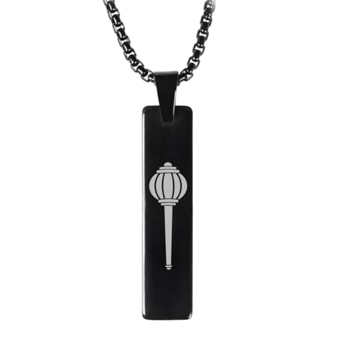 Image of Mesmerize Spiritual Mini Tag Stainless Steel Necklaces for Men | Locket and Pendant Necklace for Men and Guys | Necklace with Chain in Black and Silver | 6-Month Warranty.