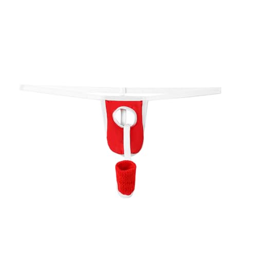 YiZYiF Erwachsene Herren G-String Tanga Weihnachten Unterhose Bulge Pouch Sexy Santa Nikolaus Kostüm Reizwäsche Christmas Xmas Dessous C...