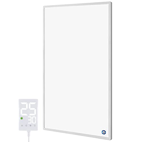 Hocosyme Calefactor Bajo Consumo 800W, Calefacción por Infrarrojos Pared con termostato táctil Hasta 120 Grados Centígrados - 3 Minutos para Alcanzar la Temperatura de Funcionamiento - TÜV