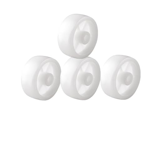 Roulettes de 2 pouces en plastique blanc idéales pour réorganiser votre bureau à la maison