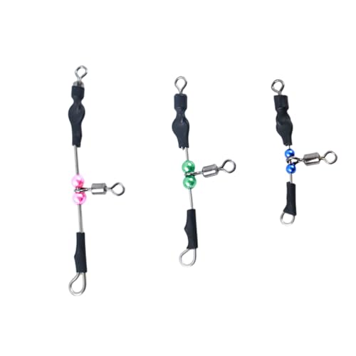 アンチエンタングルメントビーズコネクタを備えた滑らかなスイベル釣りコネクタ釣り人用の高速フック釣りコネクタ