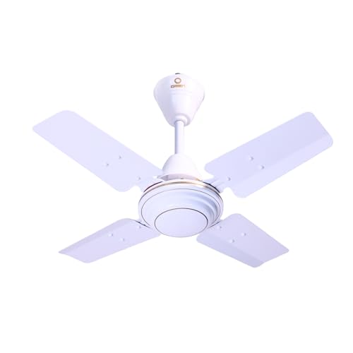 Image of Omen Changing Lives 600mm Durby Ceiling Fan | Ultra High-Speed 4-Blade Decorative Fan | Energy-Efficient Performance | Powerful Air Delivery | 2-Year Warranty (White)