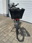 Fahrradkorb Gepäckträger Hinten – Rattan-Optik Schwarz – Feste Montage – Wetterfest & Stabil – Kunststoff Hinterradkorb – Inkl. Befestigungsmaterial – 46 x 30 x 21 cm