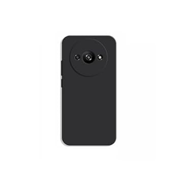 Capa Capinha Case Compativel com Xiaomi Redmi A3 Silicone Macia Aveludada Forro Interno Com Proteção De Câmera Preta