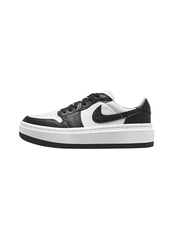 Nike Womens WMNS Air Jordan 1 Elevate Low Running, WHITE/BLACK-WHITE, 6 UK (8.5 US)