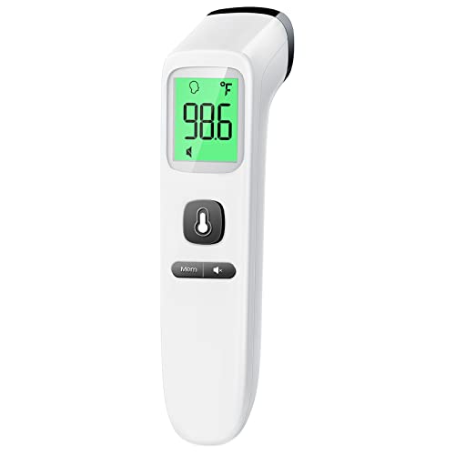 Image of No-Touch Thermometer for Adults and Kids, Digital Accurate Baby Thermometer with Fever Alarm, 1 Second Fast Result, FSA HSA Eligible, Easy to use, 2 in 1 Mode