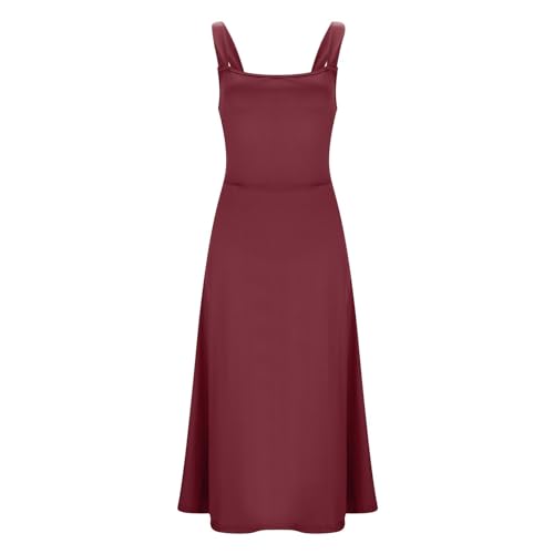 Athletic Dress for Women Deep V Neck Adjustable Straps Jacquard Loose Fit Swing Tan Breastfeeding Dress2