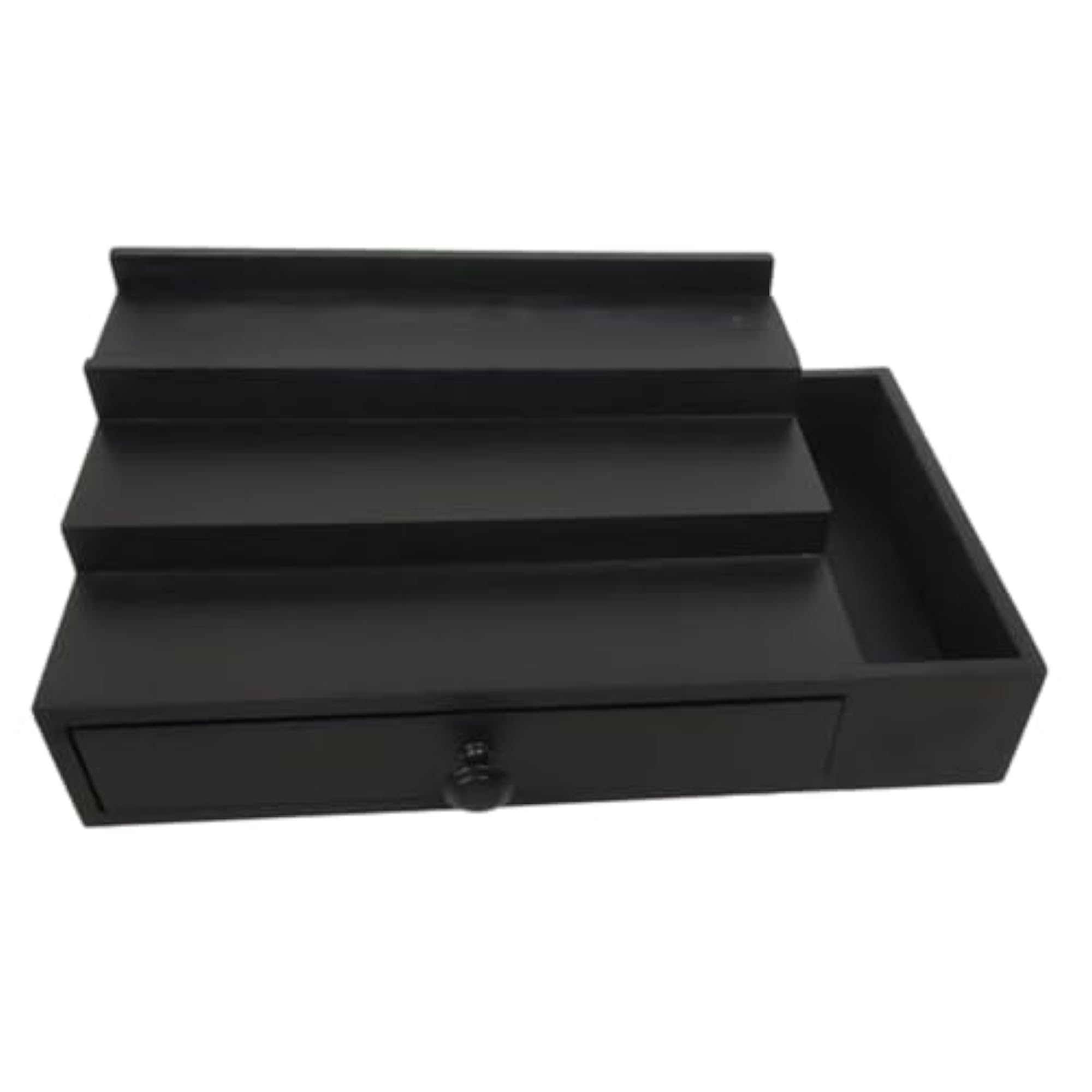 Men's Multifunctional Wooden Storage Rack for Jewelry and Makeup