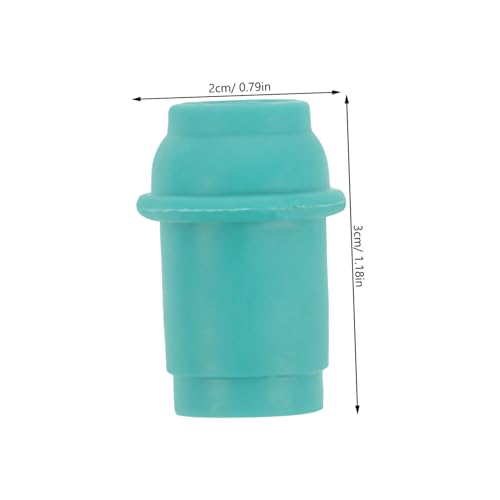 COLLBATH - Conectores de succión para ventosas, 10 piezas, repuestos duraderos para terapia de ventosas, compatibles con bombas manuales, diseño para uso en espalda, color verde miniatura 2