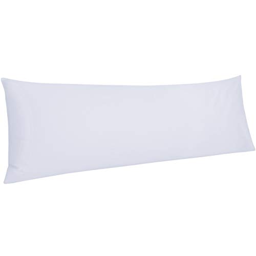 NTBAY 500 Thread Count Cotton Body Pillowcase, Super Soft and Breathable for Adults