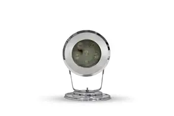 A K Lighting 6 LED 6 WATT Full SS Body Ring Type Fountain Light | Underwater Waterproof Fountain Stand Light. (RED)