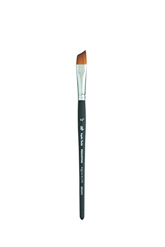 princeton aqua elite series 4850 synthetic kolinsky watercolor paint brushangle shader 12 inch