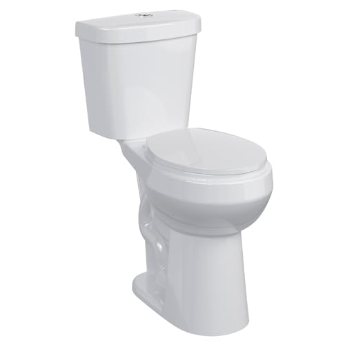 Two-Piece Toilets for Bathrooms, Extra Tall Toilet with 21