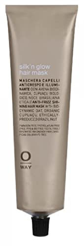 0way Silk and Glow Hair Mask, Made in Italy, Biodynamic Ingredients, Silk & Glow Hair Masque Conditioner Treatment (5 oz - ORIGINAL SIZE)