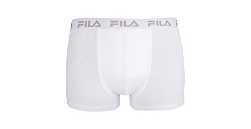 FILA Fu5004 Bóxer Hombre, Blanco, M (1 unidad)