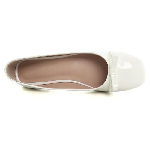 Image of Dear Time Women's Casual Foldable Ballet Flats Square Toe Ballerina Flats Shoes Comfortable
