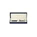 Waterman Hemisphere Fountain Pen, Matte Black with 23k Gold Trim, Medium Nib with Blue Ink Cartridge, Gift Box