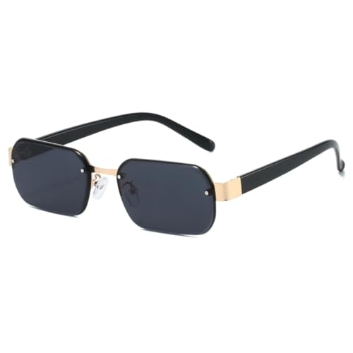Lunettes de soleil sans monture avec protection UV400 et verres océan anti-éblouissement