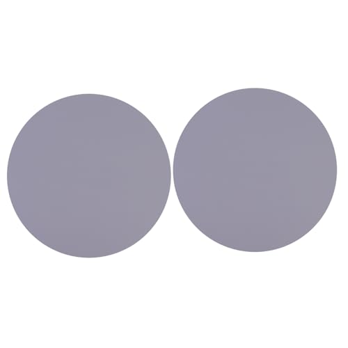 BIUDECO 2 piezas Tapetes Redondos de Silicona para Cocina Resistentes al Calor y Antideslizantes de Unidades de Protectores Multifunción para Microondas Horno y Mesa