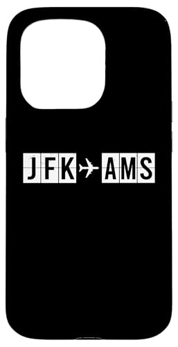 JFK AMS�t���C�g���[�g�j���[���[�N����A���X�e���_���ւ̃R�[�h �X�}�z�P�[�X iPhone 15 Pro �p
