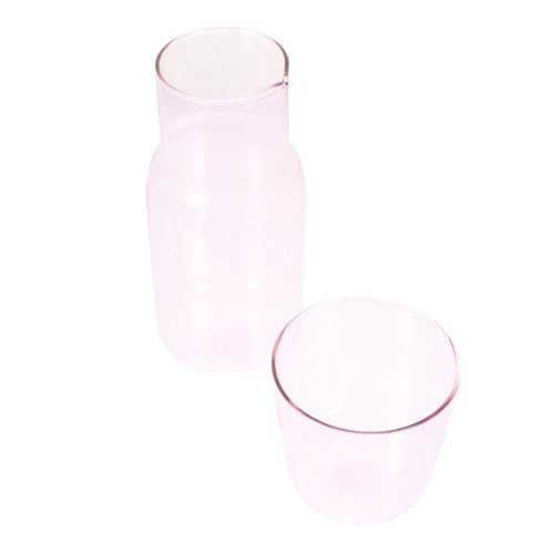 Jarra de borosilicato 520ml con vaso de 280ml para picnics 2