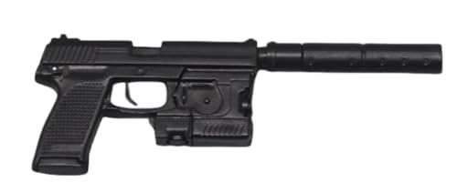 HiPlay Accessorio per action figure in scala 1/6: Heckler & Koch MK23 Mod 0 Modello per figura da collezione in miniatura da 30,5 cm (ZY2009DHS)