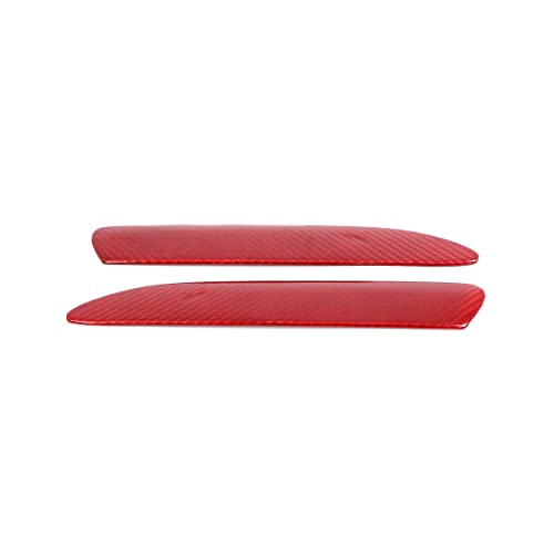 Housse poignée Porsche 911 en véritable carbone rouge METYOUCAR - 2