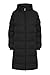 Produktbild NORTH BEND NBElla Damen Steppmantel Winterjacke Outdoorjacke atmungsaktiv wasserdicht Winddicht mit Kapuze Reißverschlusstaschen TPU-Membran, Größe:38, Farbe:Black (1001)