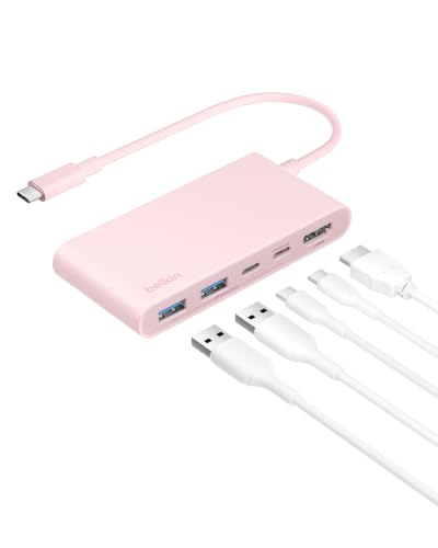 Belkin 100W USB C Hub, 5-Port Hub w/ 4K@60Hz HDMI Display for MacBook