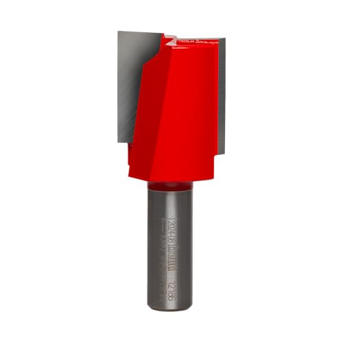 Image of Freud 12-186: 1-3 /8 inch (Dia.) Double Flute Straight Bit with 1 /2 inch Shank