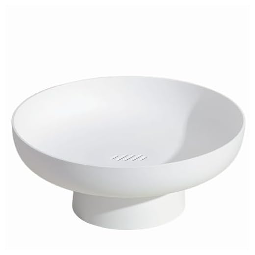 onefitow Panier de fruits pour comptoir de cuisine, panier de rangement de cuisine, support organisationnel, centre de table décoratif pour comptoir de cuisine ou table à manger, blanc