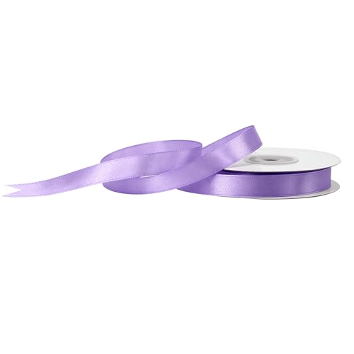 12 mm Ruban Satin 25 m rouleau// colori parme ref 462 //unilatéral Ruban Ruban décoratif Ruban décoratif Ruban cadeau décoration pour mariage baptême 2,5...