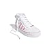 adidas Kids Girls Nizza High Platform Lace Up Sneakers Shoes Casual - Pink, White - Size 5.5 M