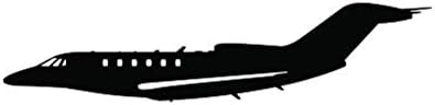 Citation X Jet Sticker - Decal - Die Cut - Business - Black 4.00" x 0.94"