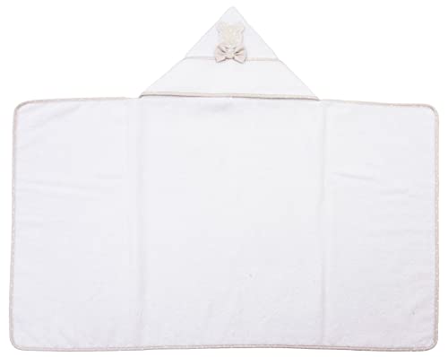 Sortie de Bain en Éponge de Coton Filet | Douceur Durable et Broderie Aïda