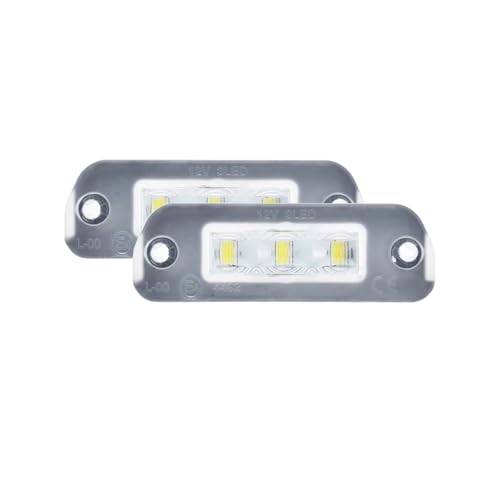 Lámpara placa matrícula LED para solucionar luz fundida en Benz W164 X164