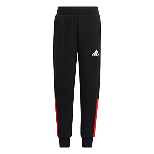 Survêtement mixte bébé adidas LK Logo FL Set en coton noir - 4